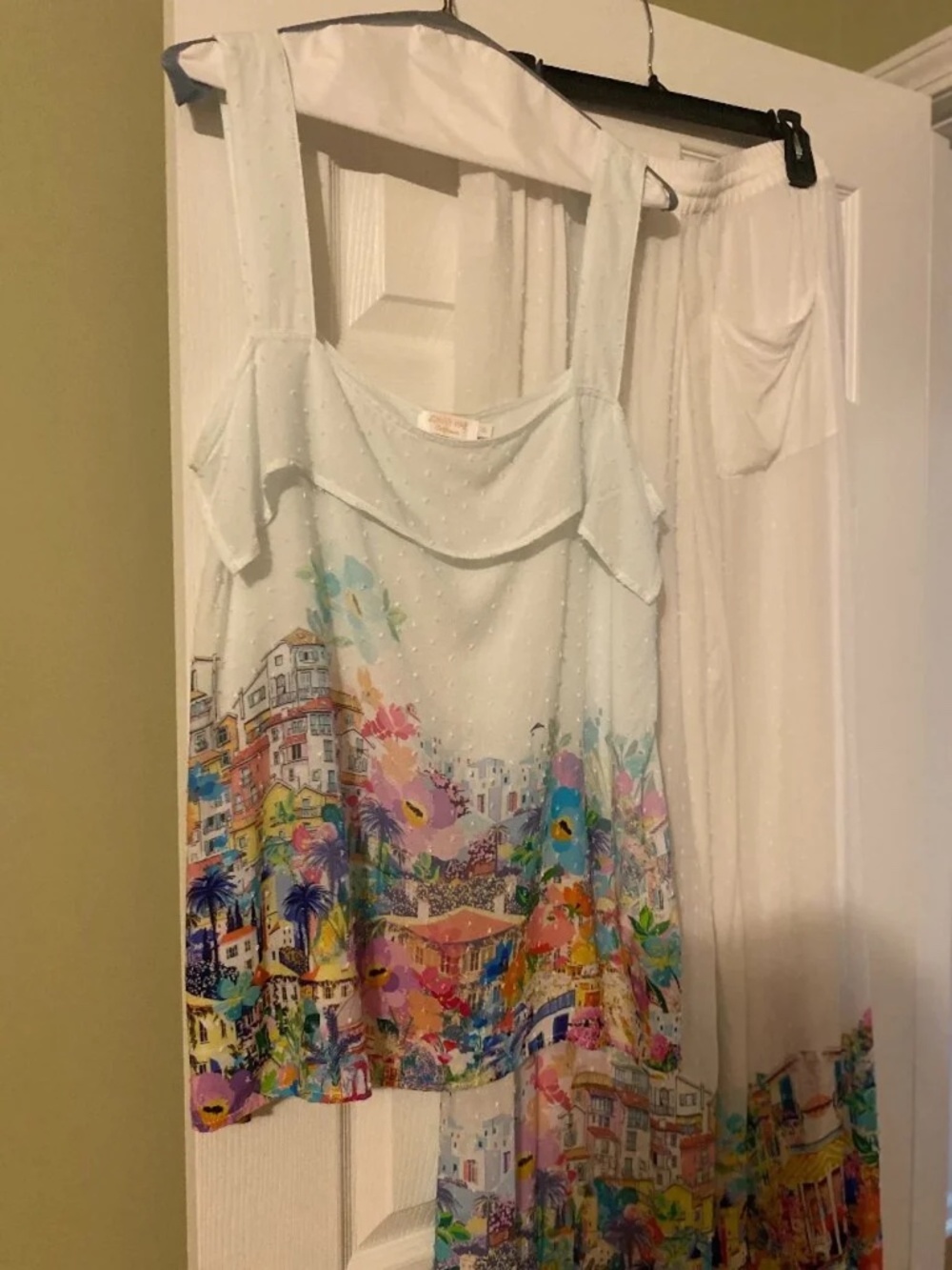 JOHNNY WAS Pant Set /Swim Coverup XL- RARE - Gorgeous!